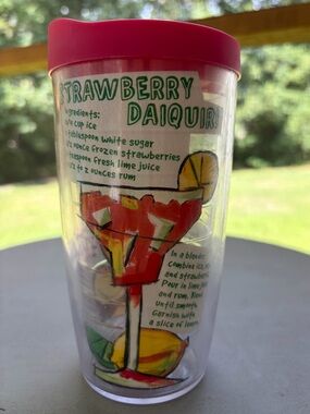 Tervis Tumbler 16 oz Tropical Drink Recipes Pina Colada Strawberry Daiquiri